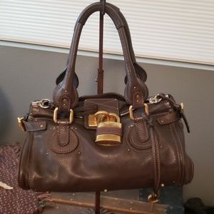 Chloe Paddington Satchel Medium Chocolate